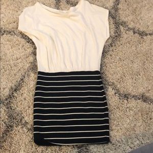 Black and white dress